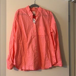 Gap long sleeve elephant button down shirt